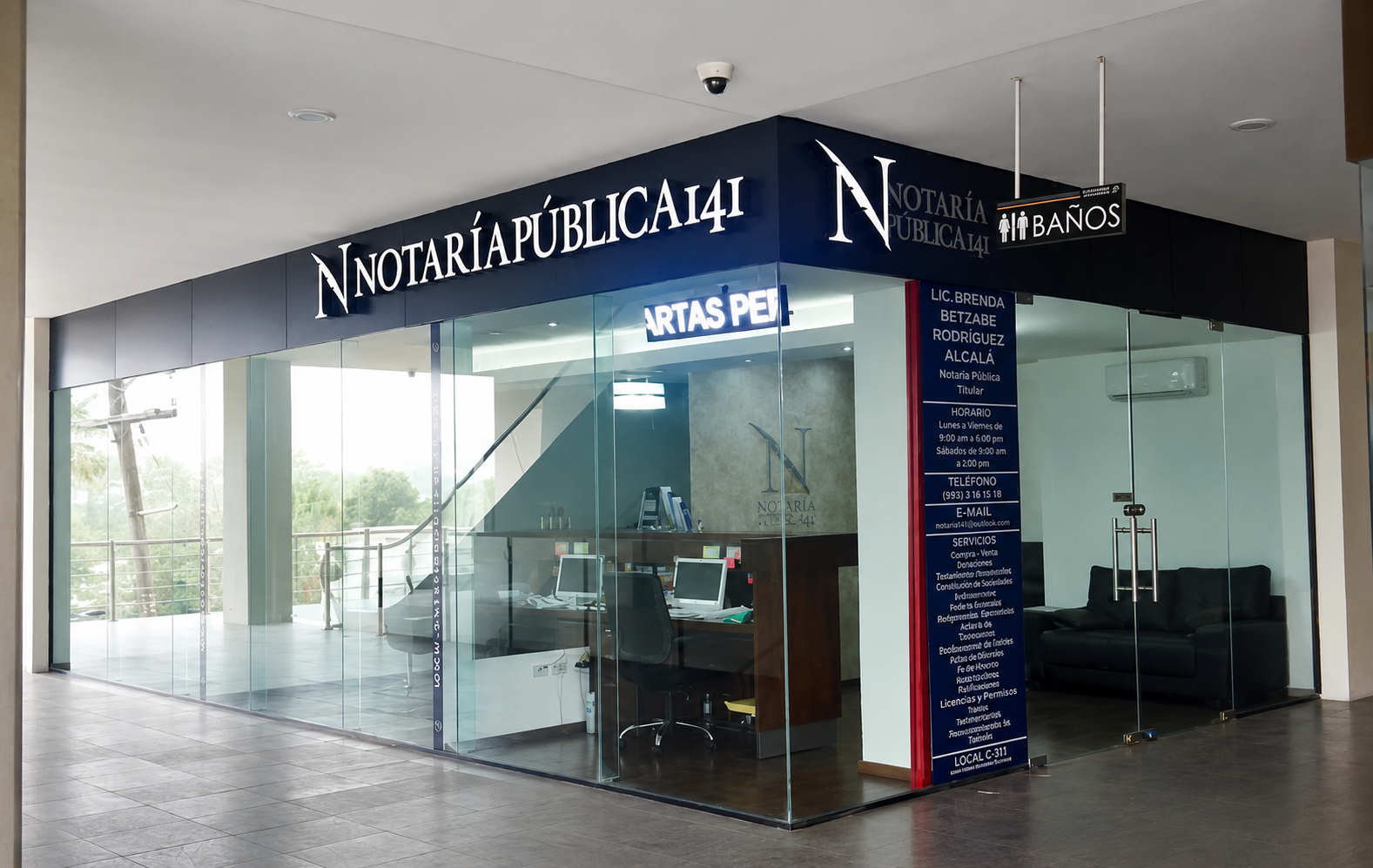 Fachada de Notaría Pública 141